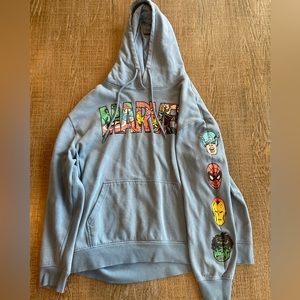 BLUE MARVEL HOODIE